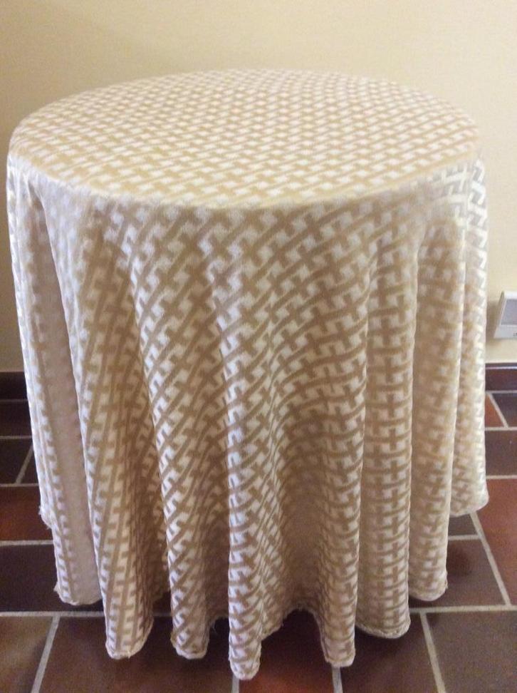 Ronde bijzettafeltjes, Huis en Inrichting, Tafels | Bijzettafels, Zo goed als nieuw, Ophalen