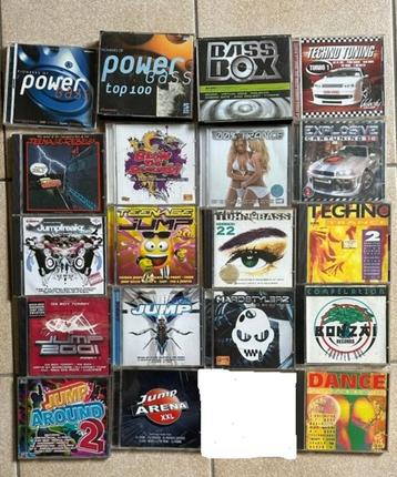 19 delig reuzepakket jump-techno-bonzai-powerbass-trance beschikbaar voor biedingen