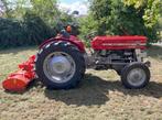 Massey Ferguson 135 met klepelmaaier Sicma TB-140, Ophalen, Tot 2500, Oldtimer, Tot 80 Pk