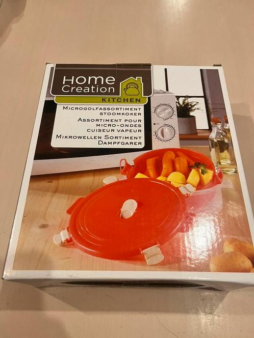 Home creation kitchen / microgolfassortiment stoomkoker, Huis en Inrichting, Keuken | Tupperware, Nieuw, Bak of Kom, Rood, Ophalen of Verzenden