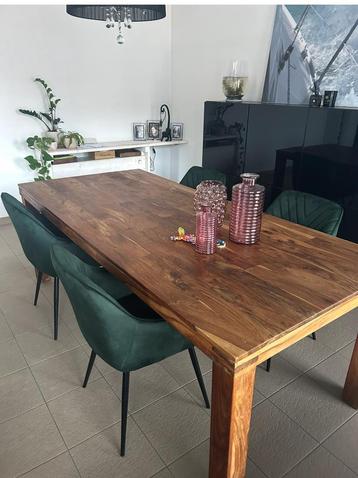 Eettafel teak 220cm op 100cm - pracht staat! beschikbaar voor biedingen