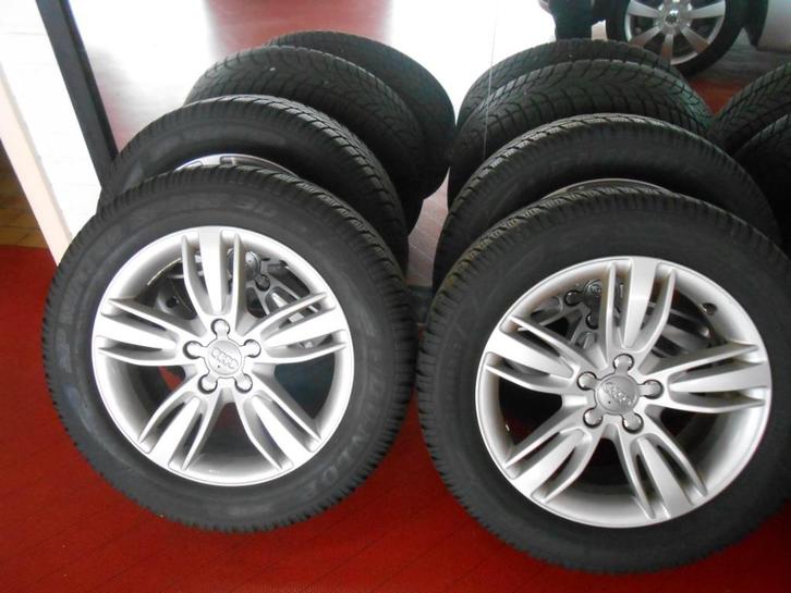 Audi Q3  alu Velgen  met Winterbanden 215/60/17 H96, Auto-onderdelen, Banden en Velgen, Banden en Velgen, Winterbanden, 17 inch