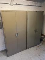 Metalen kasten Mewaf, Huis en Inrichting, Kasten | Roldeurkasten en Archiefkasten, Ophalen, Gebruikt, Meerdere deuren, 50 tot 100 cm