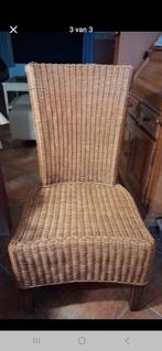Rieten stoelen, Huis en Inrichting, Stoelen, Ophalen, Gebruikt, Overige kleuren, Riet of Rotan