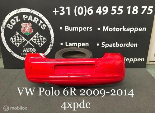 VW Polo 6R achterbumper met 4x PDC gaten 2009-2014 origineel, Autos : Pièces & Accessoires, Carrosserie & Tôlerie, Pare-chocs