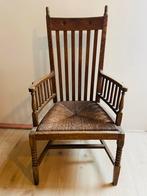 Stevige rotan houten stoel, Antiek en Kunst, Ophalen