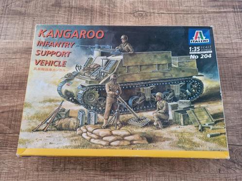 Italeri Kangaroo Infantry Support Vehicle 1/35, Hobby en Vrije tijd, Modelbouw | Auto's en Voertuigen, Zo goed als nieuw, Tank