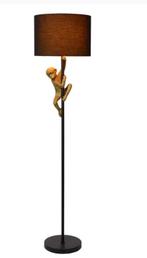 Lucide Vloerlamp Chimp retro goud/zwart, Ophalen, Zo goed als nieuw, Retro, 150 tot 200 cm
