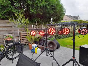 Led-parren met DMX sturing beschikbaar voor biedingen