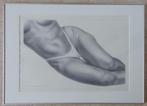 DANIEL BOUCHERIE / EROTISCH NAAKT / ORIGINEEL WERK / 50x70cm, Antiek en Kunst, Ophalen of Verzenden