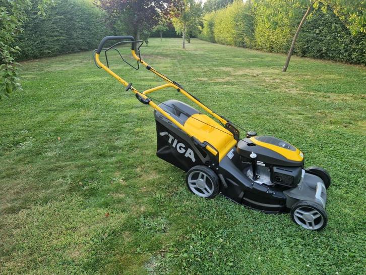 STIGA COMBI 50 SQ H grasmaaier, Tuin en Terras, Grasmaaiers, Nieuw, Benzine-grasmaaier, 40 t/m 49 cm, Mulchfunctie, Opvangzak