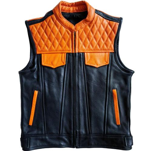 Motorvest voor motorrijders, leren motorjack, Motoren, Kleding | Motorkleding, Jas | leer, Nieuw met kaartje, Ophalen of Verzenden