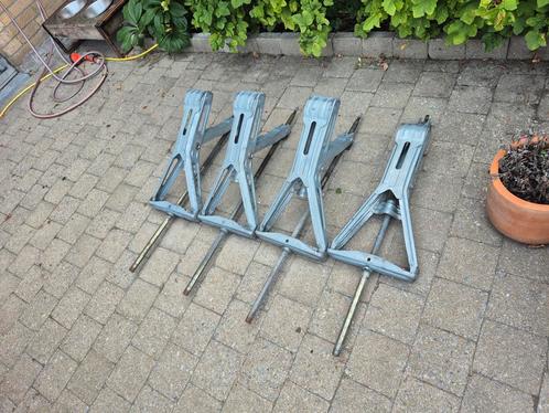 2 stuks ALKO verzwaarde steunpoten/ uitdraaisteun, Caravans en Kamperen, Caravanaccessoires, Zo goed als nieuw, Ophalen