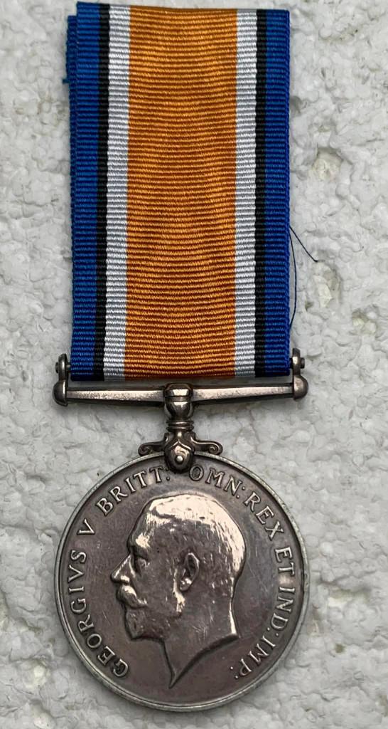 Medaille, Groot-Brittannië, War medal 1914-18, WO1, Op naam, Verzamelen, Militaria | Algemeen, Landmacht, Lintje, Medaille of Wings