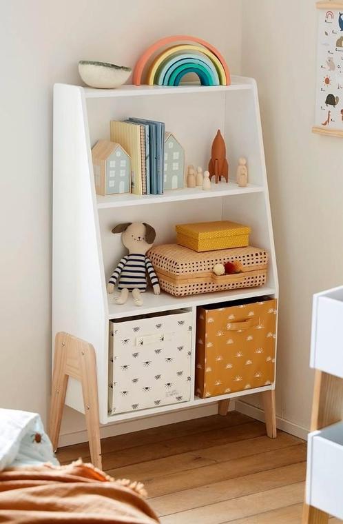 Bibliothèque LIGNE RETRO - blanc mate Verbaudet, Kinderen en Baby's, Kinderkamer | Commodes en Kasten, Zo goed als nieuw, Ophalen
