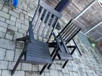 2 lounge tuinstoelen, Jardin & Terrasse, Chaises de jardin, Enlèvement, Utilisé, Bois, Pliant