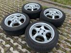 Aluett 4x100 15 velgen, Auto-onderdelen, Banden en Velgen, Ophalen, Gebruikt, 15 inch, Band(en)