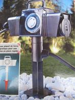 Tuinpaal met timer en 2 stopkontakten., Tuin en Terras, Ophalen of Verzenden, Nieuw