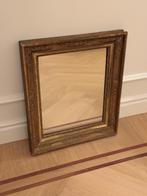 Miroir mural doré style ancien, Antiquités & Art, Enlèvement ou Envoi, Rectangulaire, 50 à 100 cm, Moins de 100 cm
