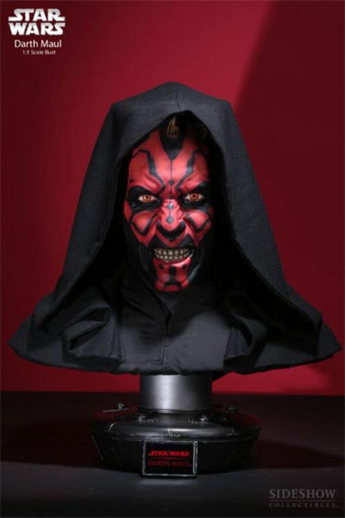 Sideshow Star Wars Darth Maul Life Size Bust First Version!!, Verzamelen, Star Wars, Zo goed als nieuw, Replica, Ophalen