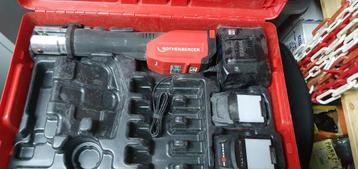 Rothenberger sertiseuse avec 2 batteries, Enlèvement, Utilisé