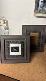 Set fotokaders hout, Huis en Inrichting, Woonaccessoires | Lijsten, Ophalen, Zo goed als nieuw, Hout