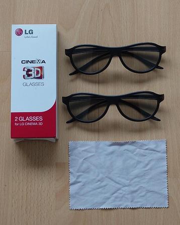 2x 3D brillen TV LG AG-F310