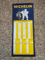 Mooi emaille Michelin bord 1958., Verzamelen, Ophalen of Verzenden, Zo goed als nieuw