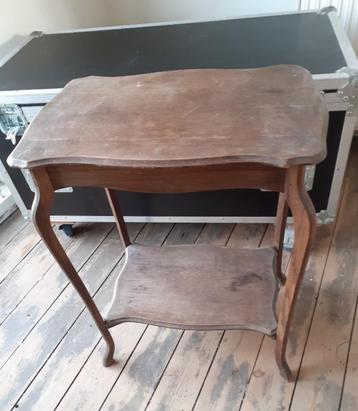 Uccle BRUXELLES guéridon ancien en chêne, Antiquités & Art, Enlèvement