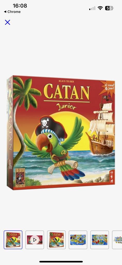 Catan junior, Hobby en Vrije tijd, Gezelschapsspellen | Bordspellen, Zo goed als nieuw, Ophalen