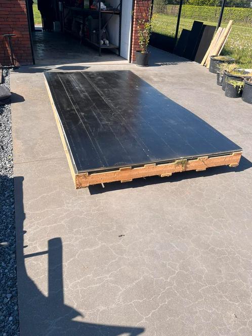 Volle trespa plaat 6mm 305cm x 153cm zwart ral 9005, Doe-het-zelf en Bouw, Platen en Panelen, Nieuw, Ophalen