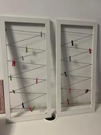 Porte-photos avec pinces à linge, Maison & Meubles, Enlèvement, Comme neuf