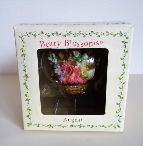 Geschenkidee voor augustus! Beary Blossoms, handmade. Nieuw, Verzamelen, Beren en Cherished Teddies, Nieuw, Beeldje, Overige merken