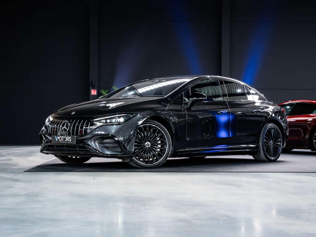 Mercedes-Benz EQE 350 + 90.6 kWh - AMG Line - Airmatic – A, Automaat, Zwart, Leder, EQE