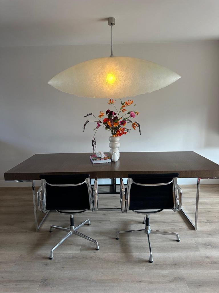 B&B Italia by Paolo Piva Tav Athos Oak Veneer Dining Table, Ophalen, Gebruikt, Rechthoekig, 200 cm of meer