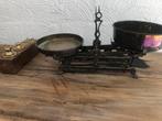 Antieke weegschaal met gewichten, Ophalen, Gebruikt