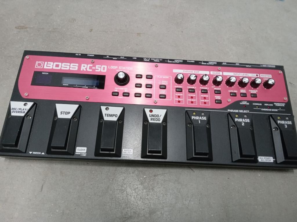 Boss Rc-50 enregistreur multi pistes Pédale looper, Muziek en Instrumenten, Effecten