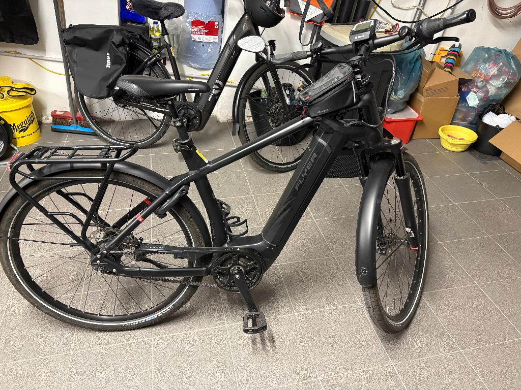 Flyer GoTour 6 (7.03) met BOSCH middenmotor 625Wh, Gebruikt, Versnellingen, Schijfrem, 53 tot 57 cm