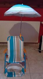 Kinderstrandstoeltje met parasol, Enlèvement, Neuf