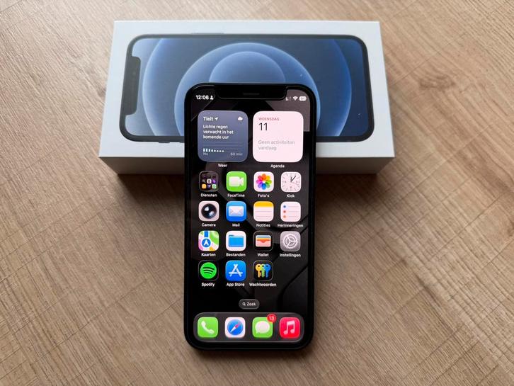 Apple iPhone 12 Mini 128 Go - Noir - Parfait état, Télécoms, Téléphonie mobile | Apple iPhone, Comme neuf, 128 GB, Sans abonnement