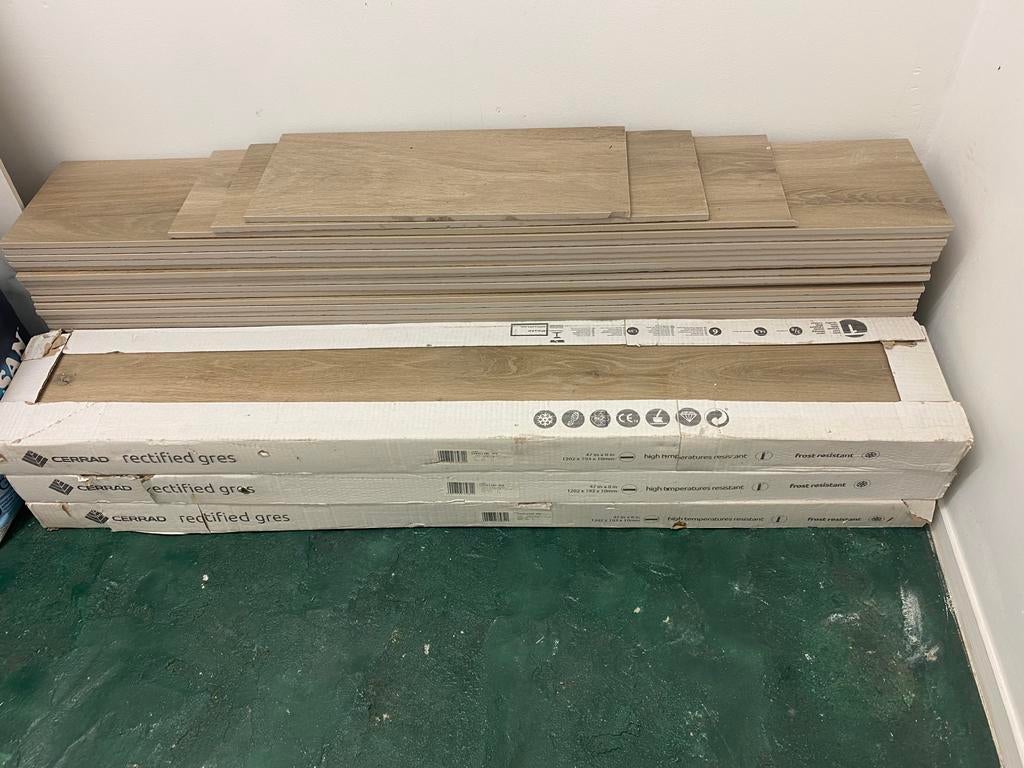 Overschot stenen vloer 9m2, Bricolage & Construction, Dalles & Carrelages, Neuf, Enlèvement