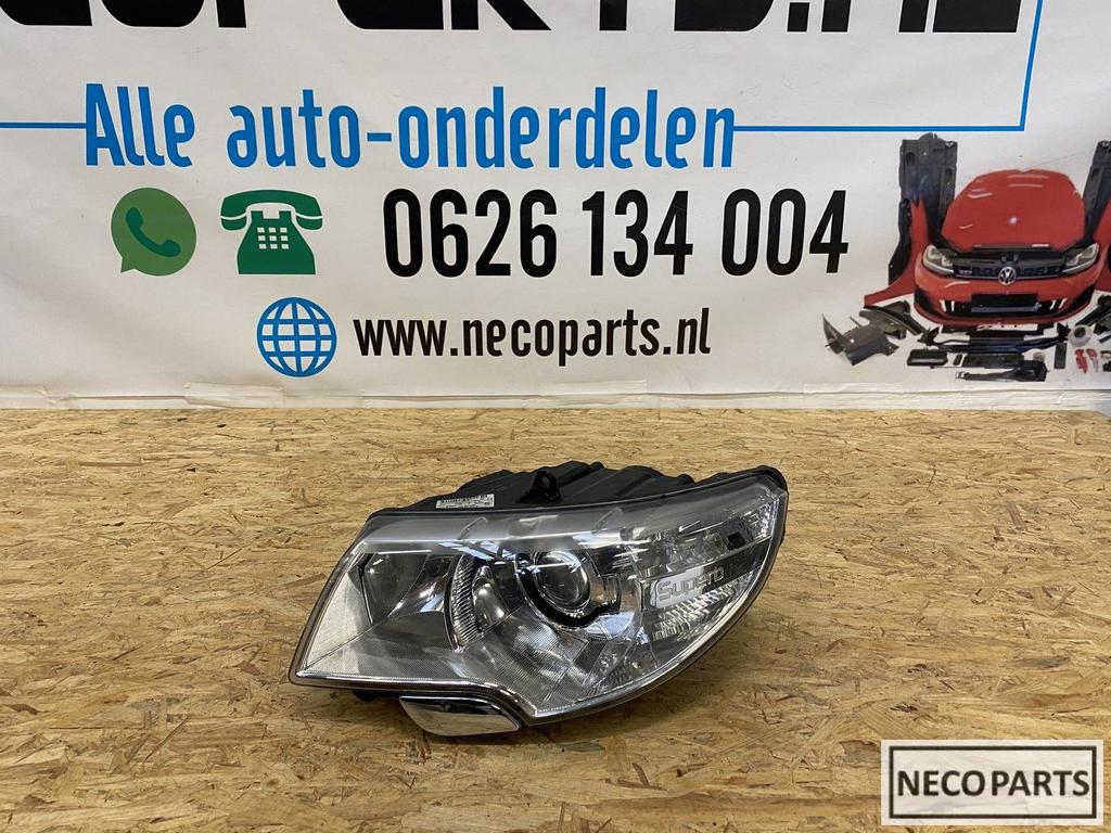 SKODA SUPERB 3T XENON LED KOPLAMP LINKS 3T1941015E COMPLEET, Autos : Pièces & Accessoires, -, Utilisé, Skoda, -