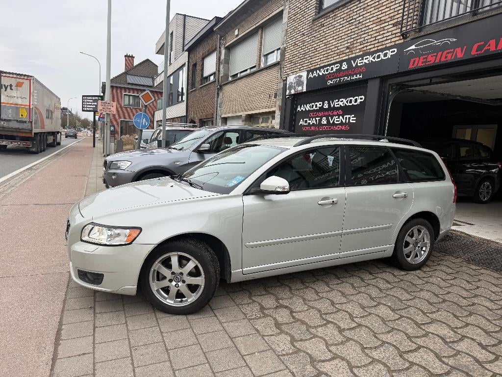 Volvo V50 T3 Benzine 2000cc met 98km 1e hoofdmotor, Euro 5, Wit, Bedrijf, V50