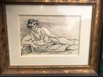 Van  Dongen lavis/papier, Antiquités & Art, Art | Dessins & Photographie, Enlèvement ou Envoi