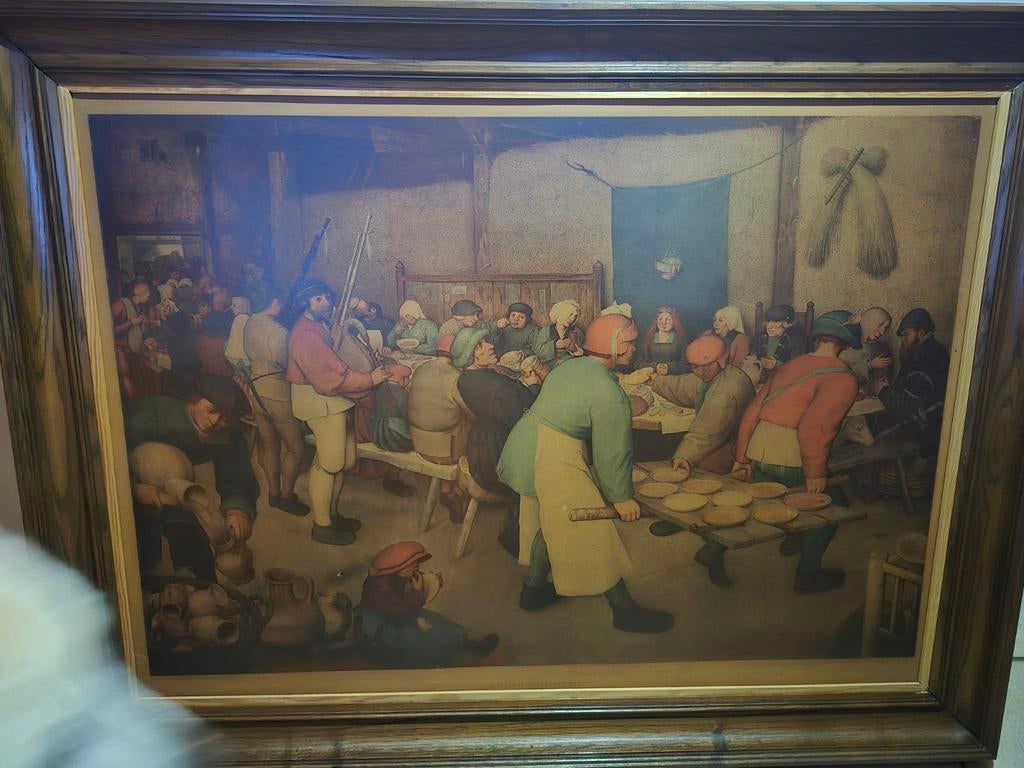 Mariage paysan et fête paysanne de Breughel, Antiquités & Art, Enlèvement ou Envoi