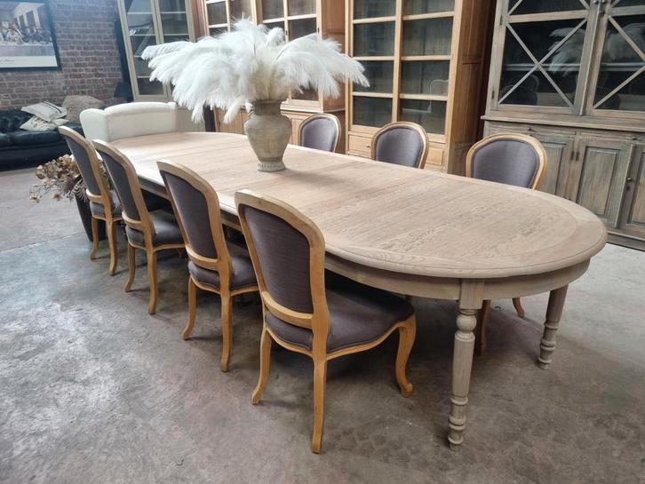 Table à manger en chêne 350 cm art:37/26, Maison & Meubles, Tables | Tables à manger, Comme neuf, 100 à 150 cm, 200 cm ou plus