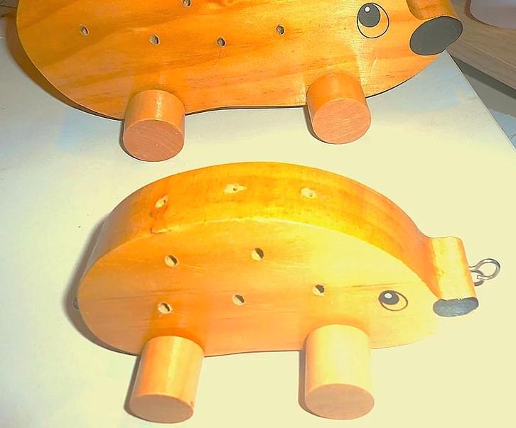 Présentoir pour apéro forme hérisson , 2) le petit, Maison & Meubles, Accessoires pour la Maison | Plateaux, Neuf, Bois, Envoi