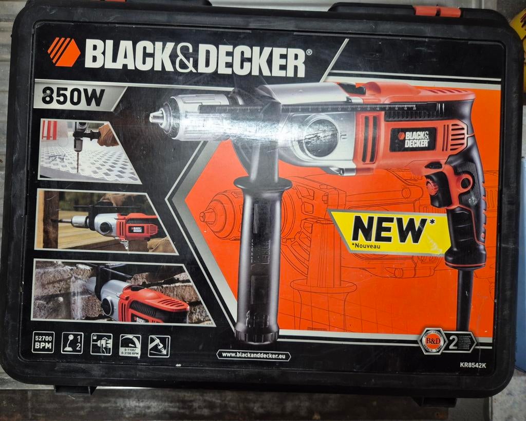 Black&Decker KR8542, en très bon état., 600 watts ou plus, Enlèvement ou Envoi, Comme neuf, Vitesse variable
