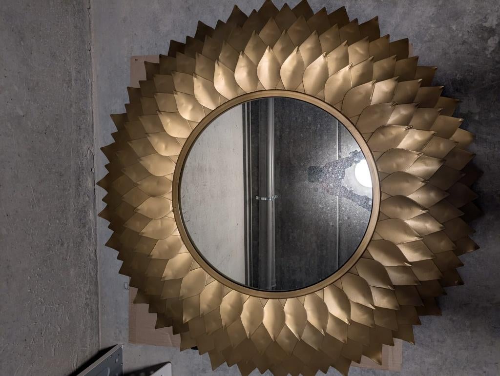 Miroir, Maison & Meubles, Accessoires pour la Maison | Miroirs, Moins de 100 cm, Rond, Comme neuf, Enlèvement