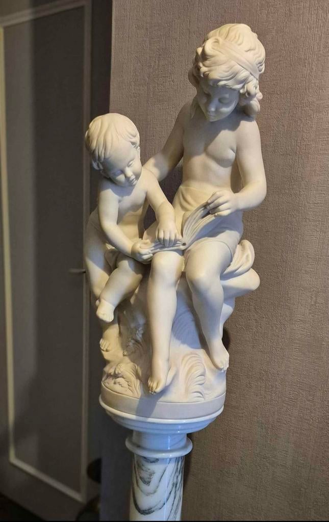 marmeren buste, Antiek en Kunst, Ophalen